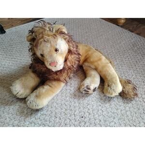 Vintage Steiff Leo Lion 1950’s Unmarked Mohair